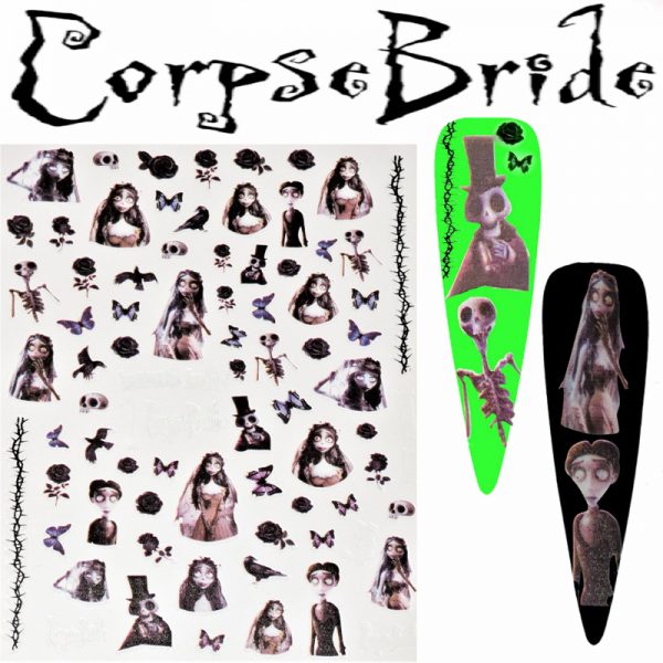 corpse bride stickers