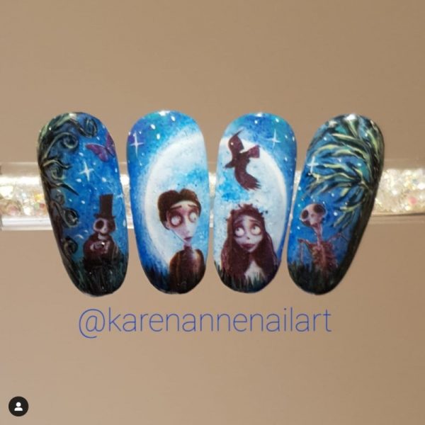 Corpse Bride Nail Art Stickers - Image 2