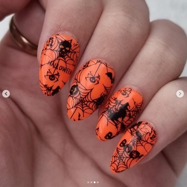 Halloween Nail Transfer Foil Design 12 - Image 4