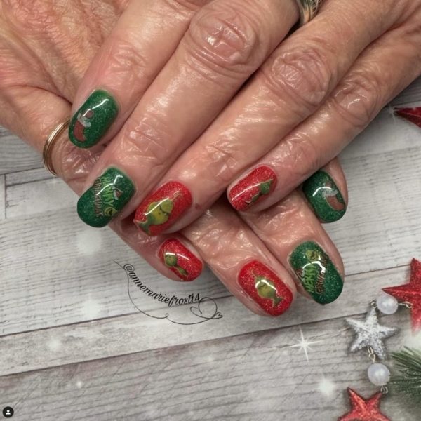 Grinch Christmas Stickers Design 31 - Image 2