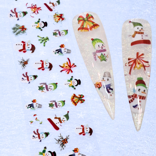 Christmas Nail Transfer Foil Design 16