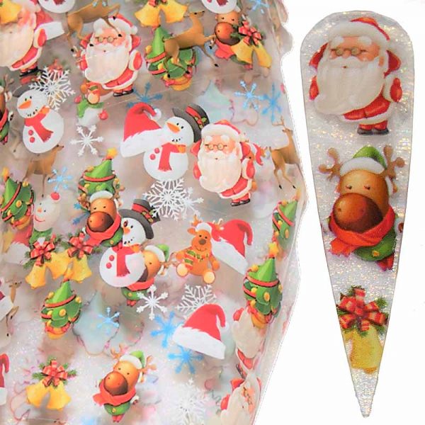 Christmas Nail Transfer Foil Design 20