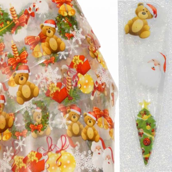 Christmas Nail Transfer Foil Design 21