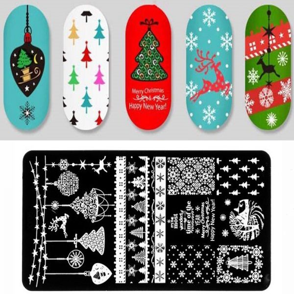 Christmas Stamping Plate Design 12