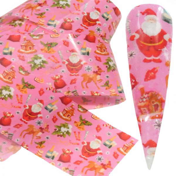 Christmas Nail Transfer Foil Design 15