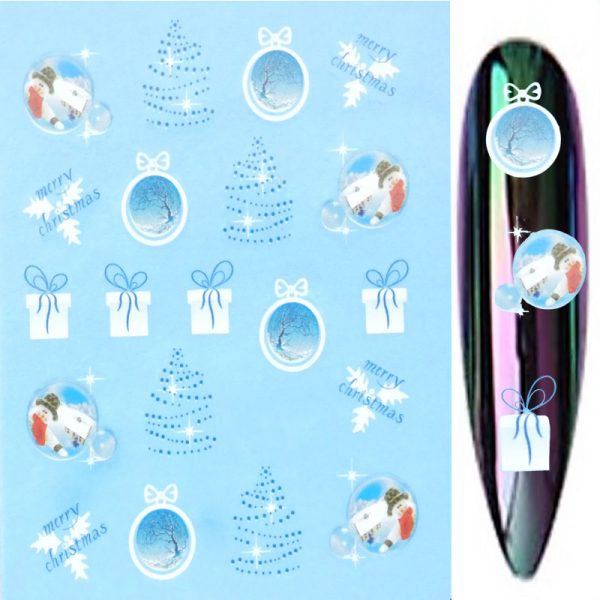 Design 1755 Christmas Water Decal