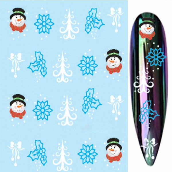 Design 1758 Christmas Water Decal