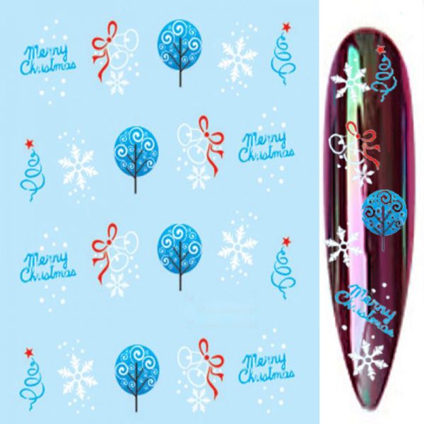 Design 1760 Christmas Water Decal