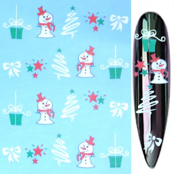 Design 1763 Christmas Water Decal