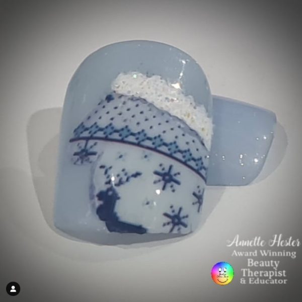 Christmas Nail Transfer Foil Design 18 - Image 3