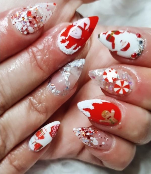 Christmas Nail Transfer Foil Design 13 - Image 2