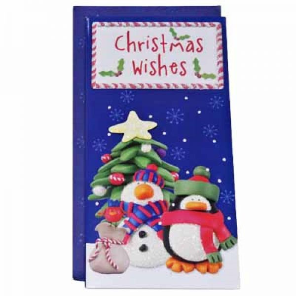 Cartoon Novelty Xmas Money Wallets x 4 - Image 2