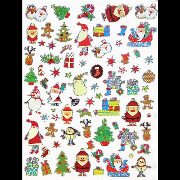 Craft Christmas Stickers Design 2