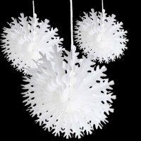 Paper Snowflakes Pack of 3