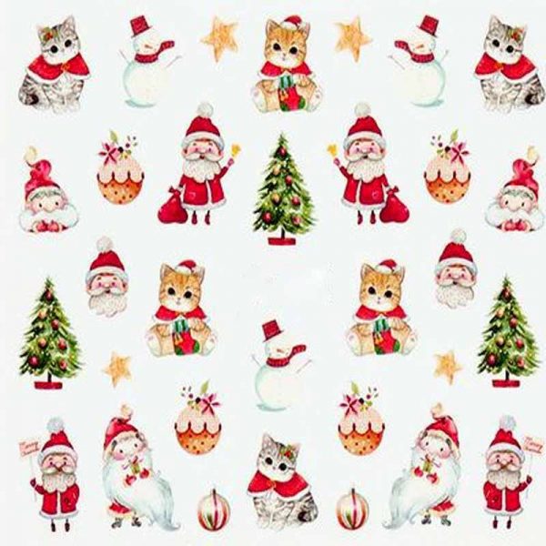 Christmas Nail Water Decal 465
