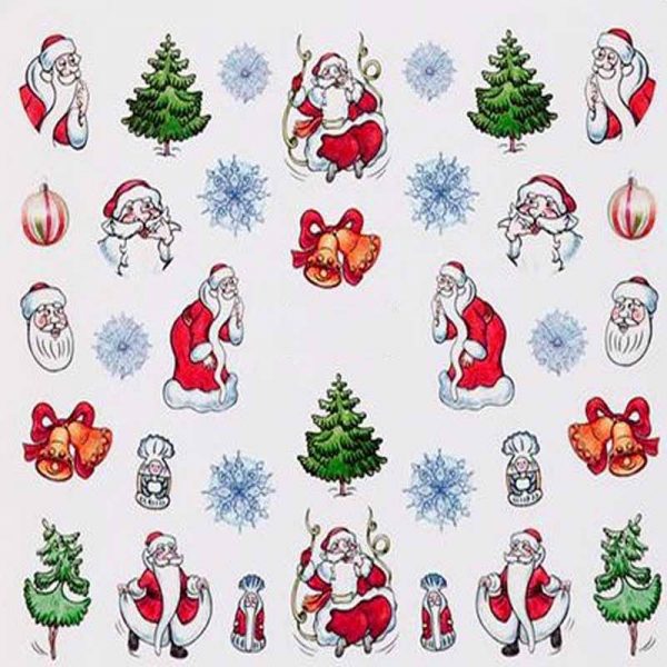 Christmas Nail Water Decal 466