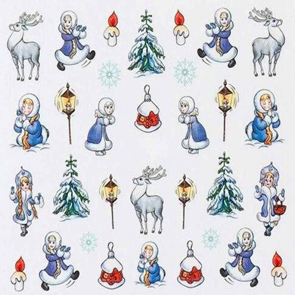 Christmas Nail Water Decal 469