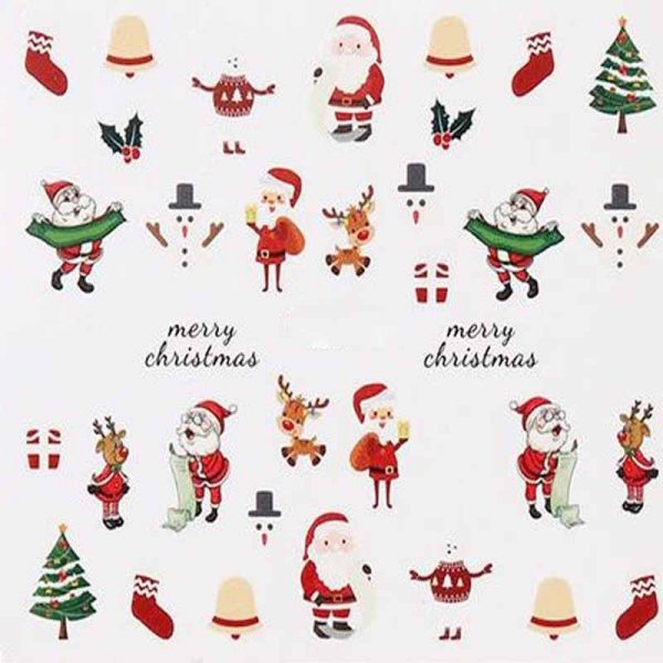 Christmas Nail Water Decal 474
