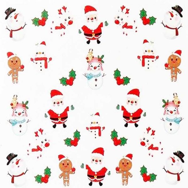 Christmas Nail Water Decal 476