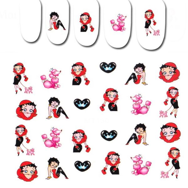 Betty Boop Water Decal Design 130