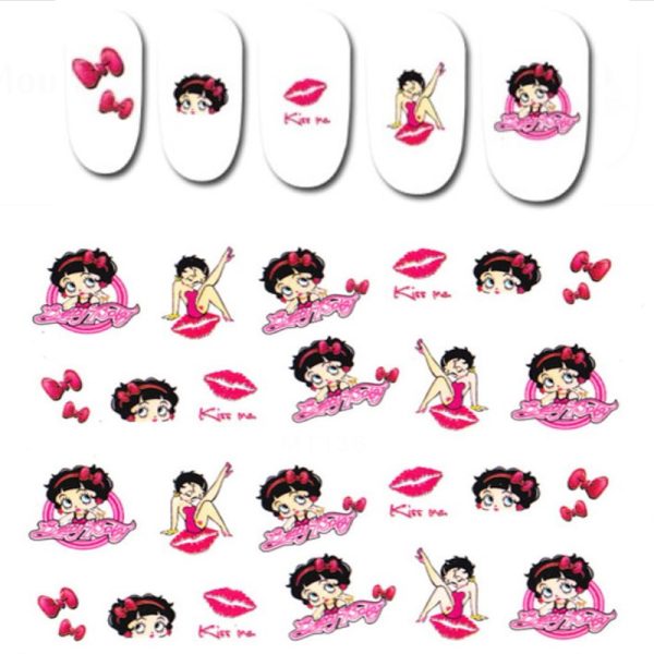 Betty Boop Water Decal Design 136