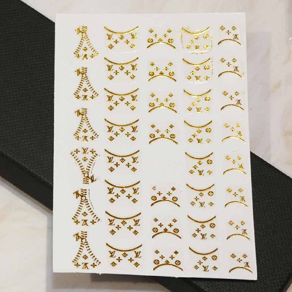 Designer Inspired Nail Stickers Design 039