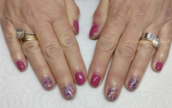 Hippy Shake Pattern Nail Transfer Foil - Image 2
