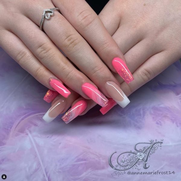 Intense Peach Glitter Mix - Image 3