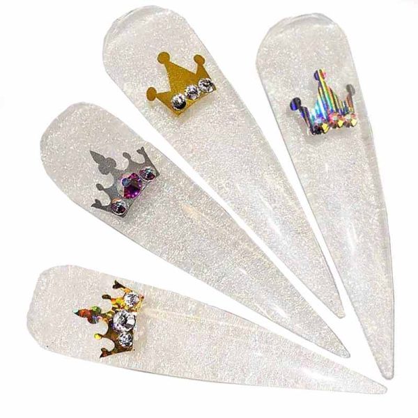 Crown Vinyl Stickers Main with crystals