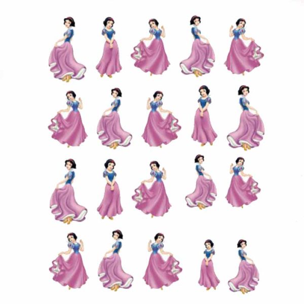 Disney Snow White Cartoon Water Decals Design 1708