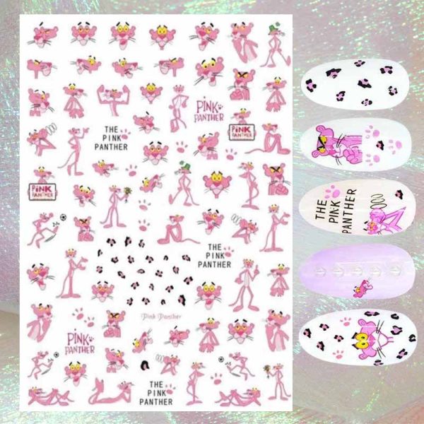Pink Panther Cartoon Stickers 305