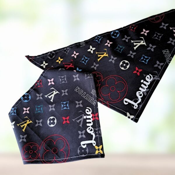 Dog Bandanas Designer Inspired Neckerchief Designer Dog Bandanas - Image 2