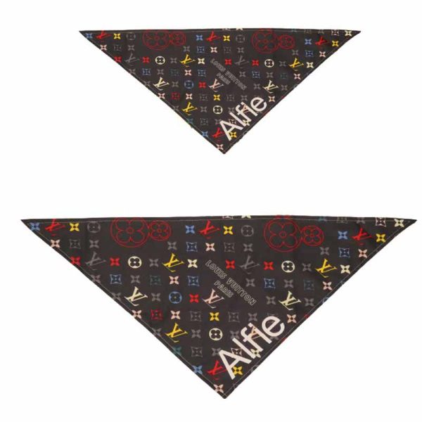 Dog Bandanas Designer Inspired Neckerchief Designer Dog Bandanas - Image 6