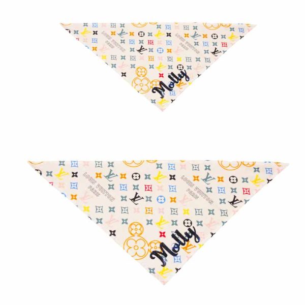 Dog Bandanas Designer Inspired Neckerchief Designer Dog Bandanas - Image 5