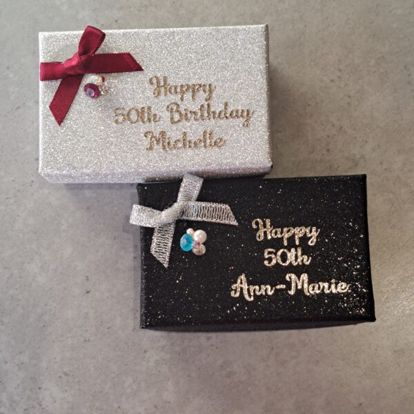 Personailsed Jewellery Gift Boxes Mothers Day Gift Boxes Personalised Birthday Gift Boxes Personalised Wedding Gift Boxes Xmas Gift Boxes - Image 6