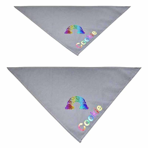 Rainbow Dog Bandana Gay Pride Dog Bandana - Image 5