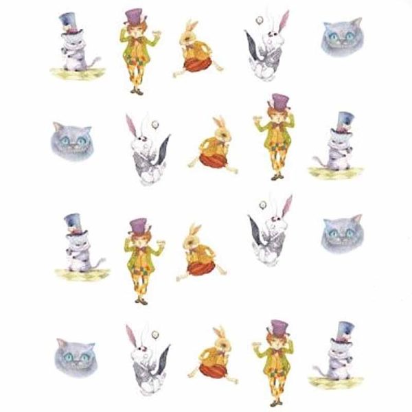 Alice In Wonderland Water Decal Design 2075