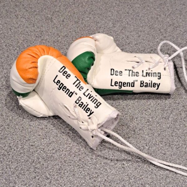 Personalised Irish Mini Boxing Gloves For Cars & Gifts Commemorative Boxing Ireland Mini Boxing Gloves - Image 8