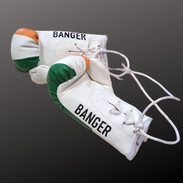 Personalised Irish Mini Boxing Gloves For Cars & Gifts Commemorative Boxing Ireland Mini Boxing Gloves - Image 6