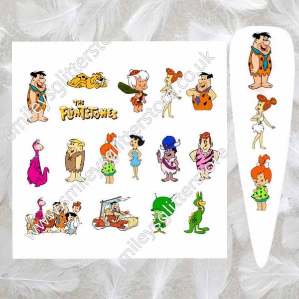 Cartoon Flintstones Water Decals