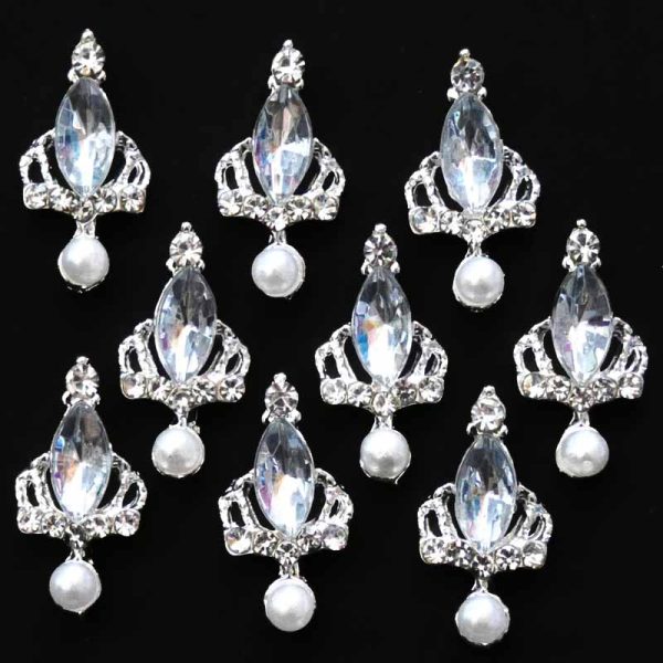 Crown Clear Crystal Alloy x 1 Design 9