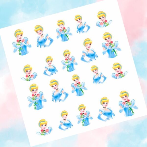 Disney Cinderella Water Decal Design 1701