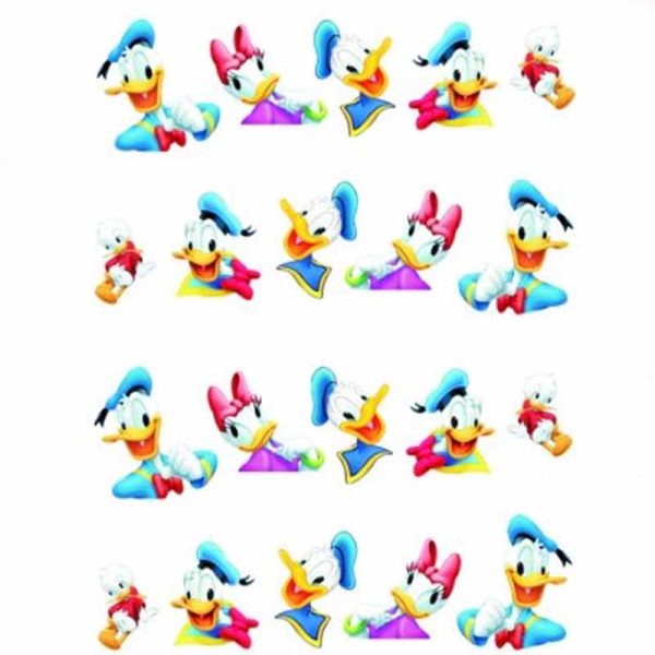 Disney Donald Duck Daisy Duck Water Decal Design 497