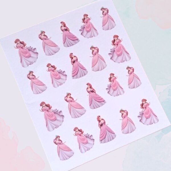Disney Princess Ariel 1707 water decal