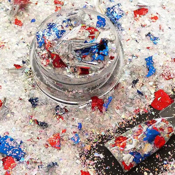 Jubilee Sprinkles Foil Nail Glitter Mix