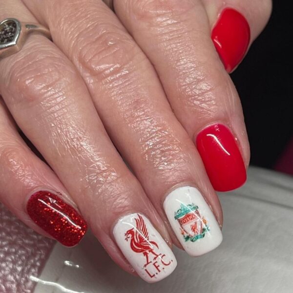 Liverpool Football Club Nail Art Decals Liverpool Nail Art Water Decals - Image 3