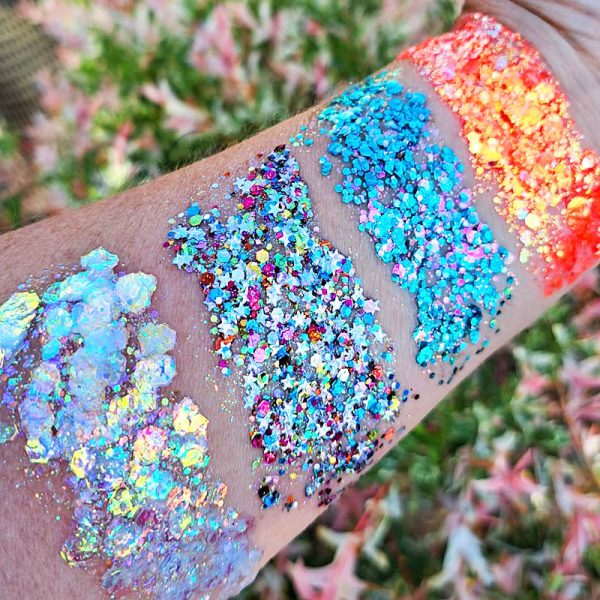 Festival Face Glitter Gel Festival Body Glitter Gel Festival Hair Glitter Gel Colour 32 - Image 2