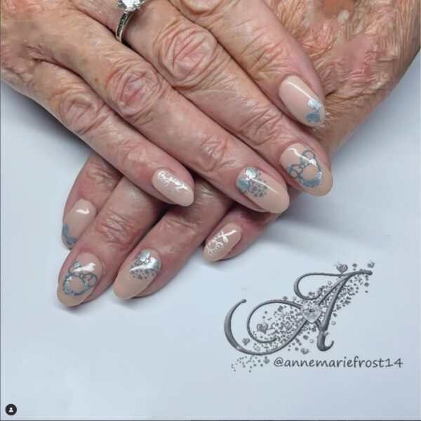 Disney Mickey Mouse And Minnie Mouse Nail Stamping Plate Design 126 - Image 2