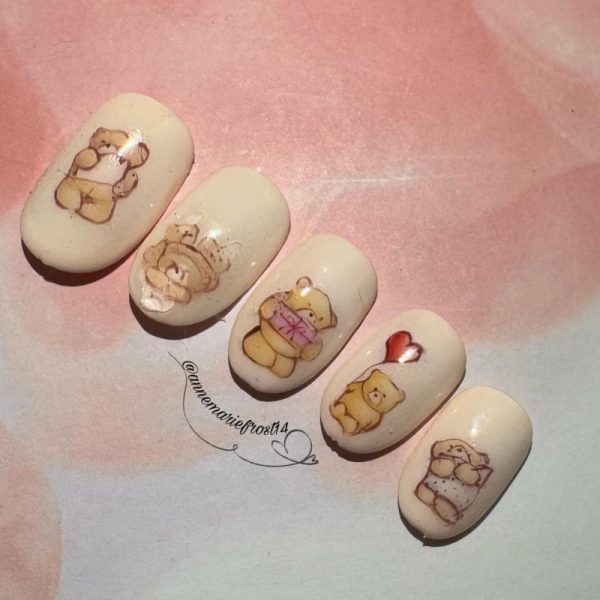 Forever Friends Water Slide Nail Art Decals - Image 2