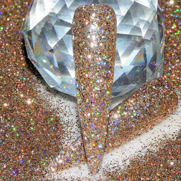 Champagne Holographic And Metallic .008 .015